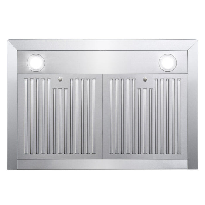 Cosmo 30 In. Ducted Wall Mount Range Hood in Stainless Steel with LED Lighting and Permanent Filters COS-63175