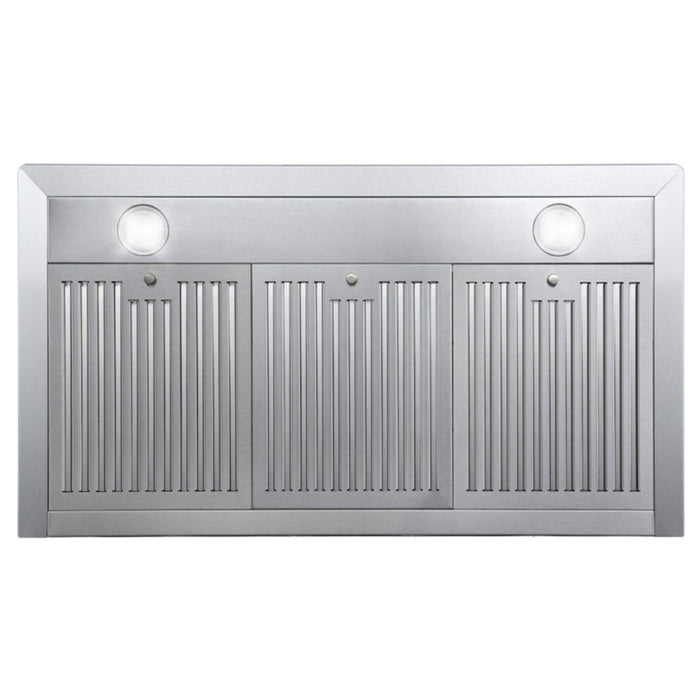 Cosmo 36 In. Ducted Range Hood in Stainless Steel with Touch Controls, LED Lighting and Permanent Filters COS-63190S