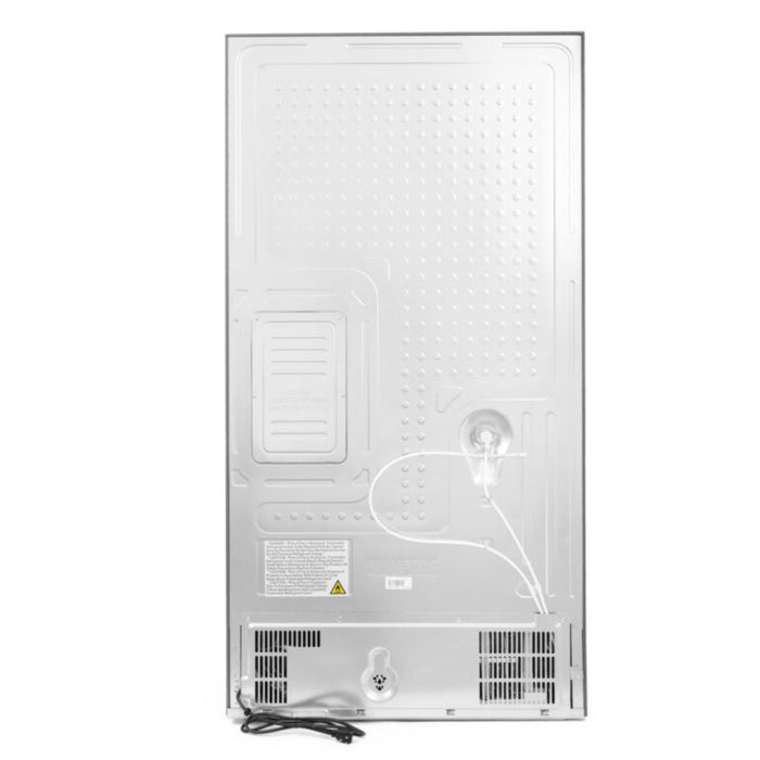 Cosmo 22.5 cu. ft. 4-Door Counter Depth French Door Refrigerator with Recessed Handle in Stainless Steel COS-FDR225RHSS