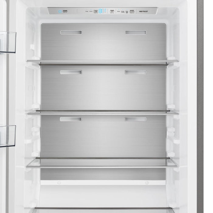 Forno Maderno 32 In. Left Swing Convertible Refrigerator/Freezer Built-In with Decorative Grill Trim, 13.6 cu.ft. FFFFD1722-32LS